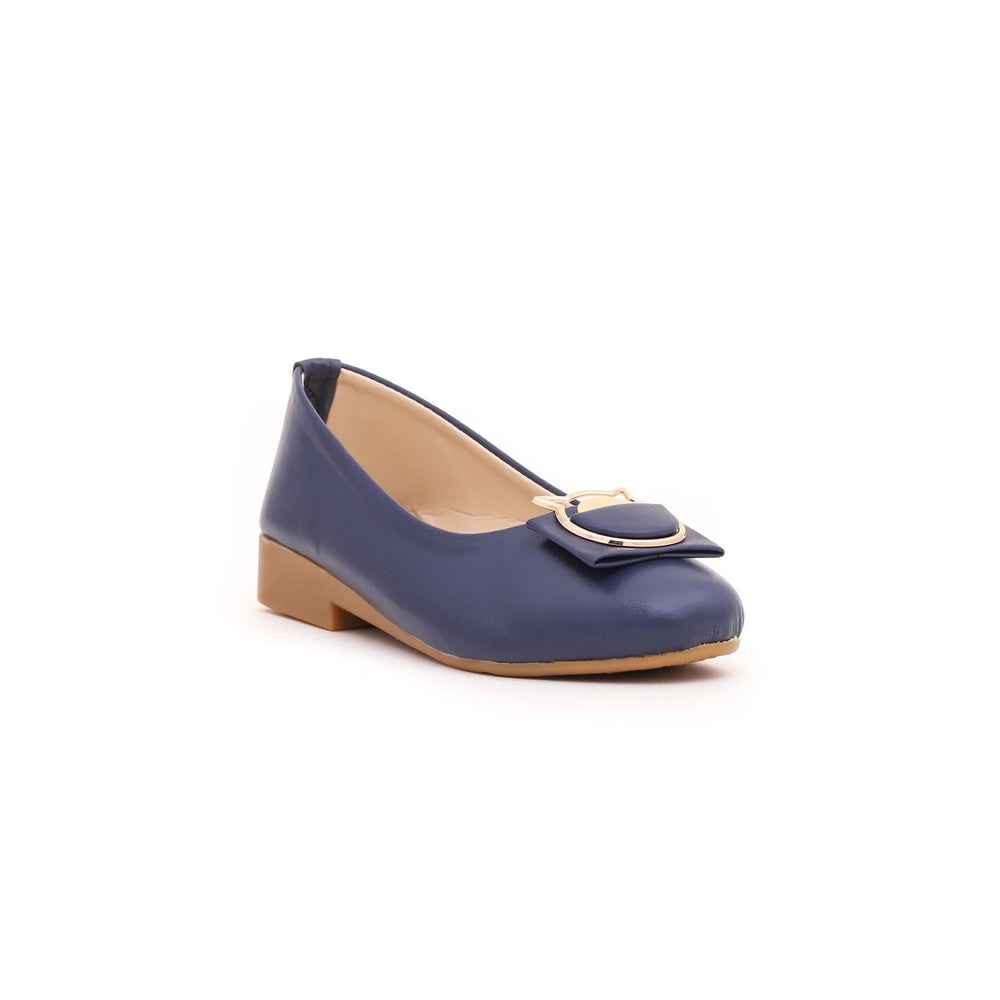 Girls Navy Formal Pumps KD0744