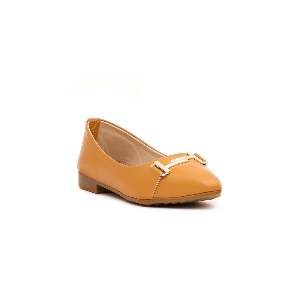 Girls Mustard Casual Pumps KD0745