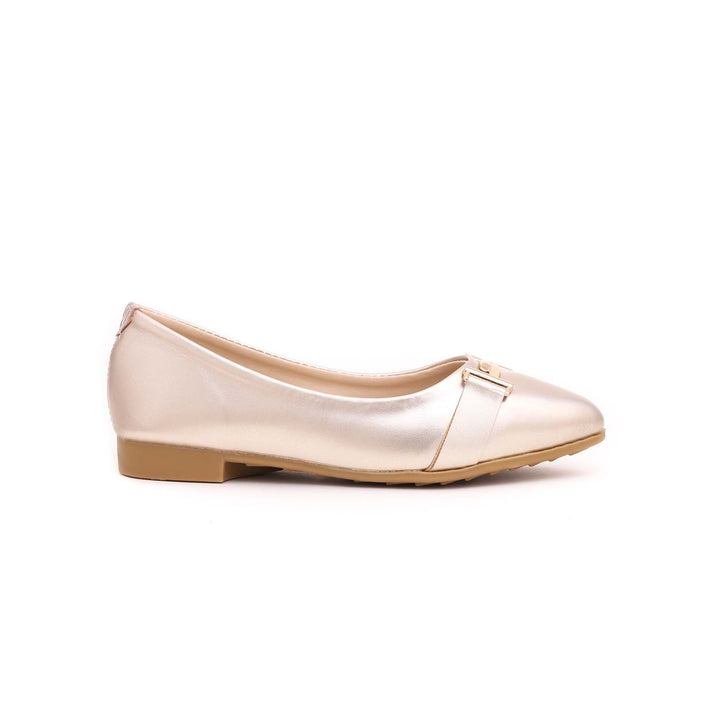 Girls Golden Casual Pumps KD0745