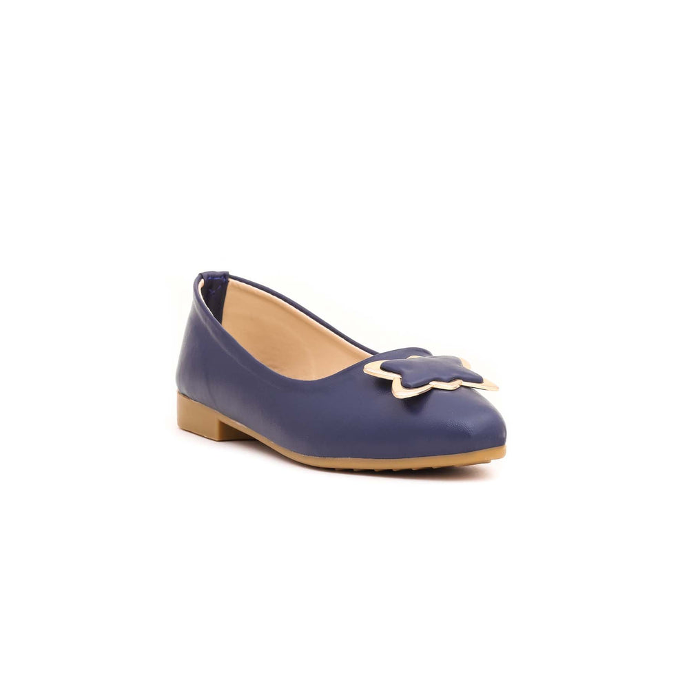 Girls Navy Formal Pumps KD0746