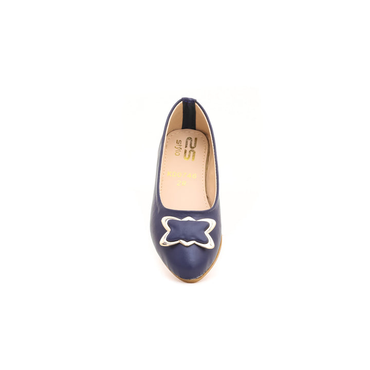 Girls Navy Formal Pumps KD0746