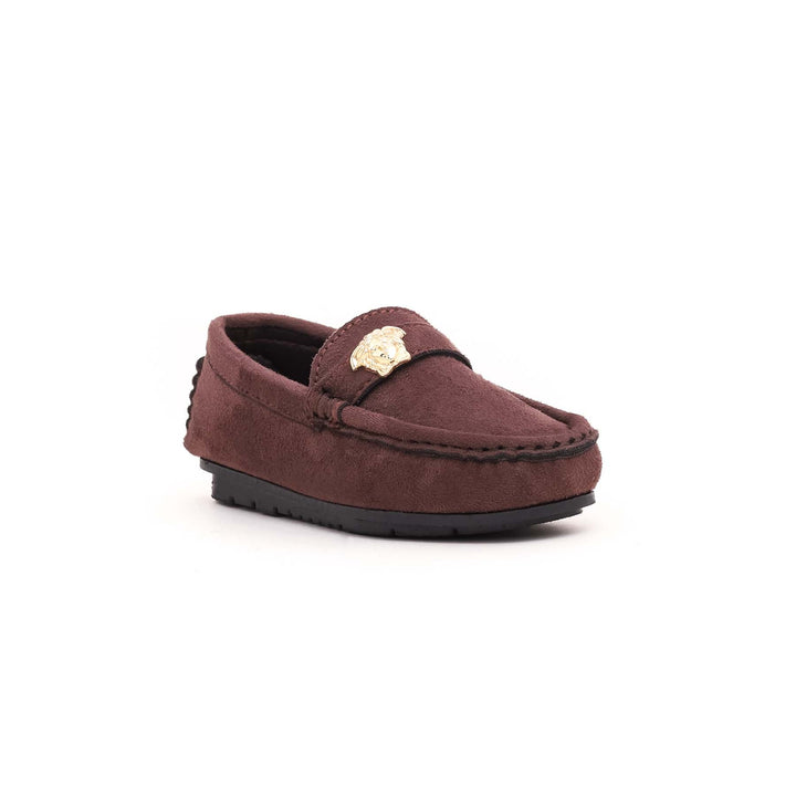 Boys Brown Formal Moccasin KD0759