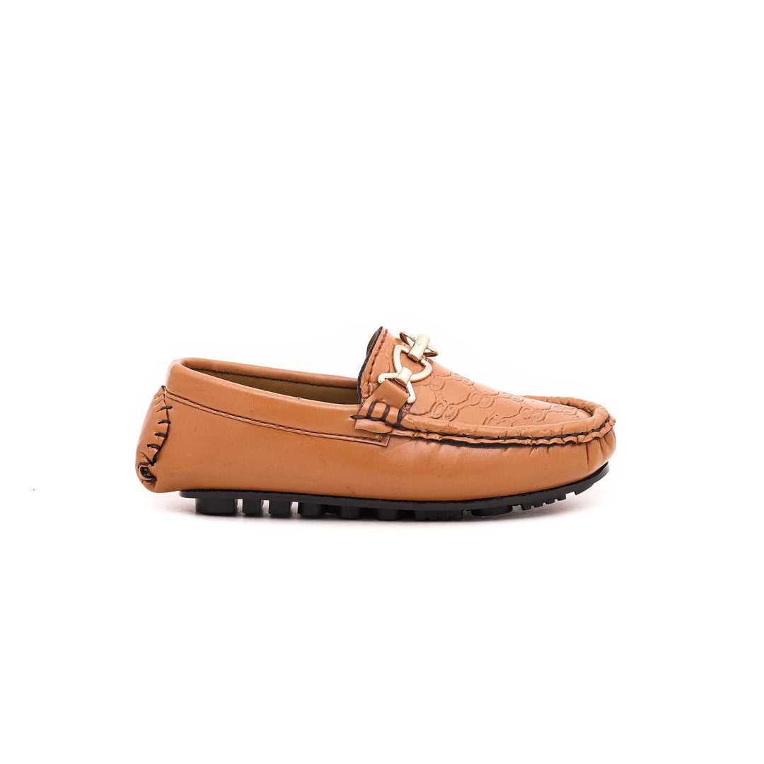 Boys Mustard Formal Moccasin KD0763