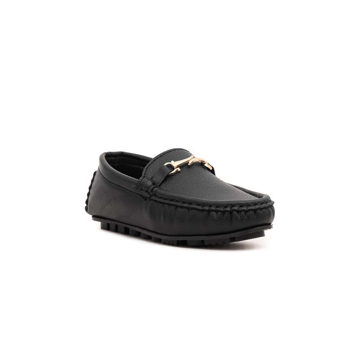 Boys Black Formal Moccasin KD0764