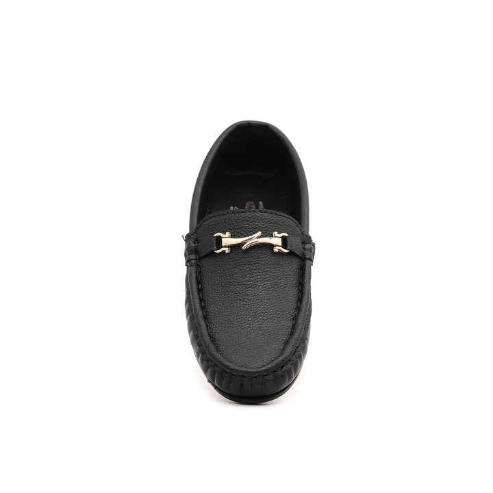 Boys Black Formal Moccasin KD0764