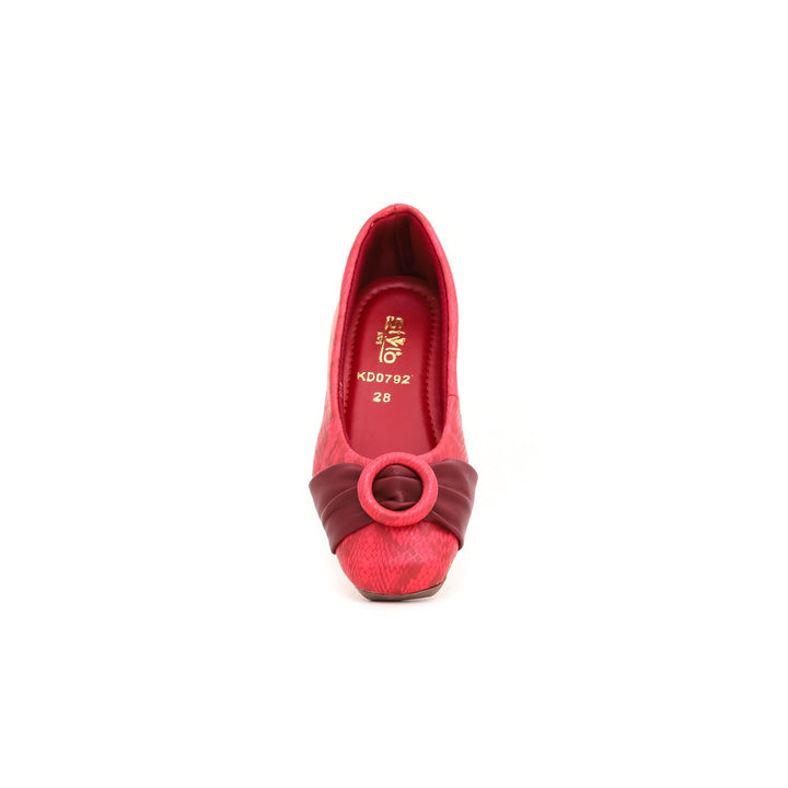 Girls Red Formal Pumps KD0792