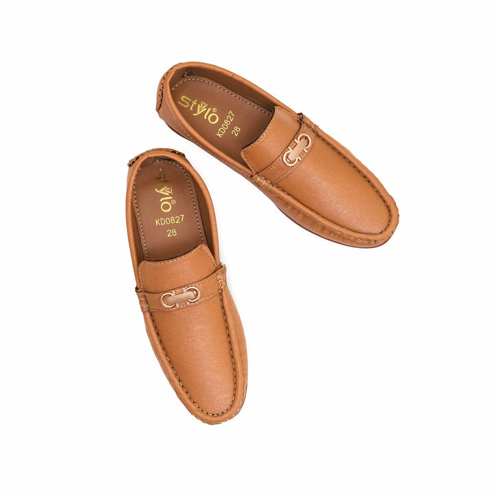 Boys Mustard Formal Moccasin KD0827