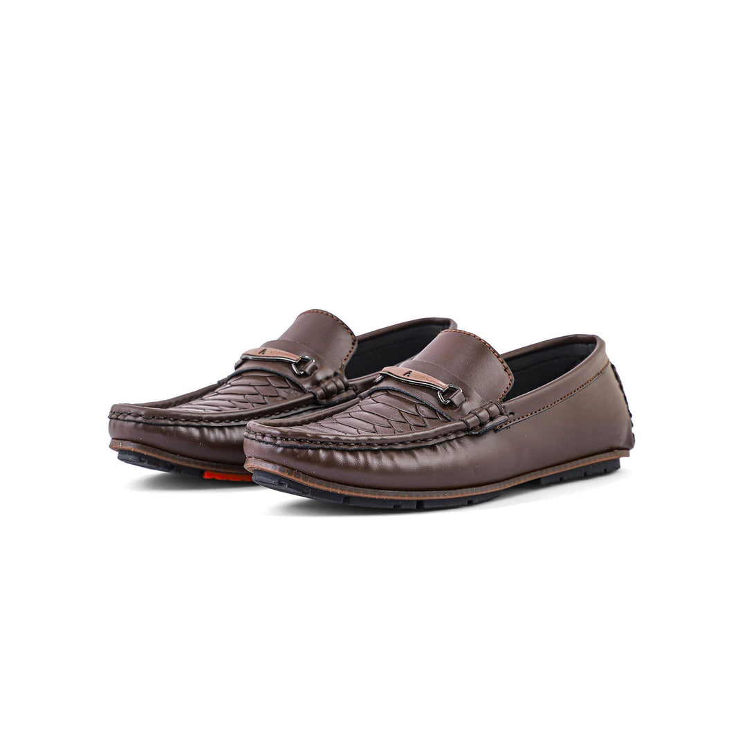 Boys Coffee Formal Moccasin KD0837