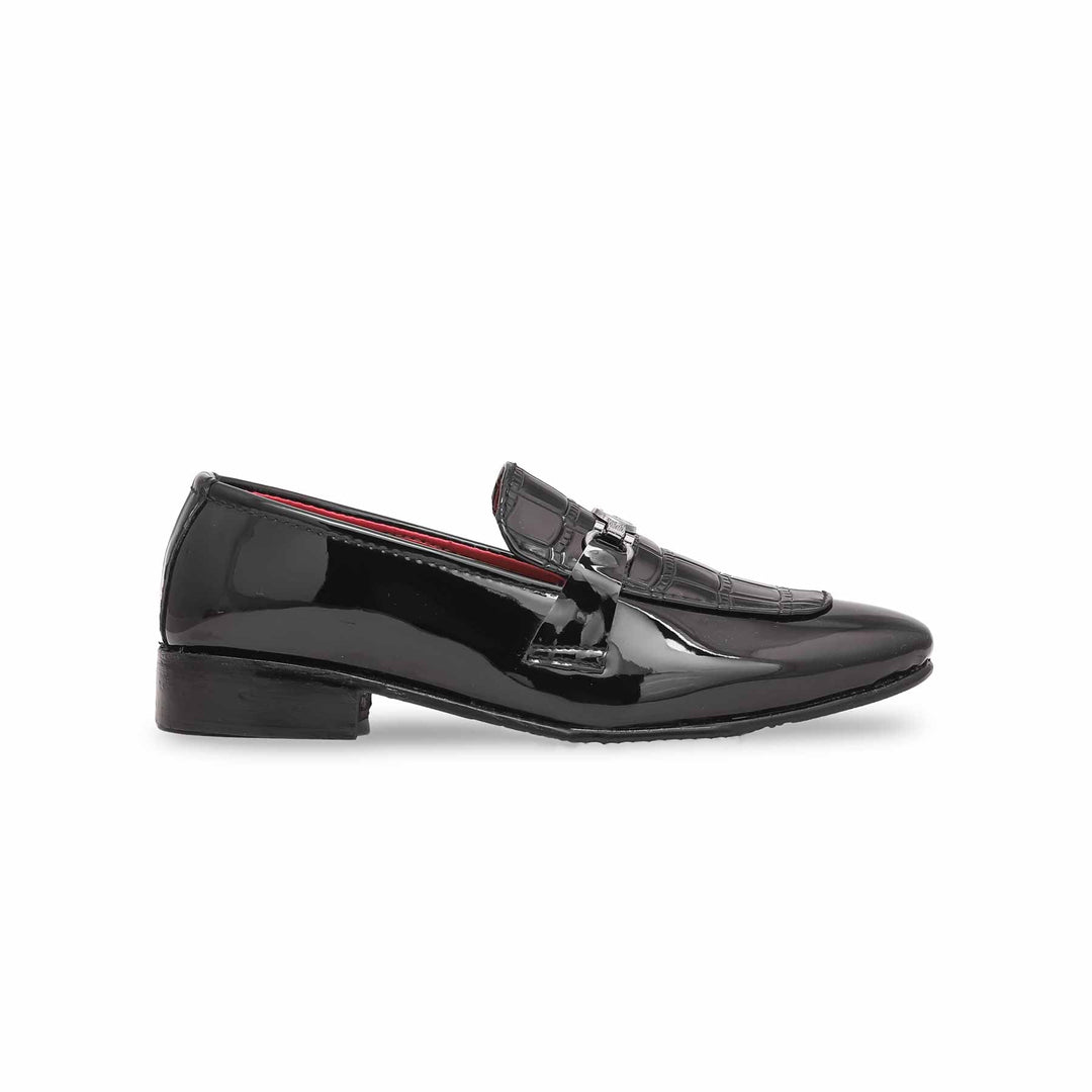 Boys Black Formal Shoes KD0882