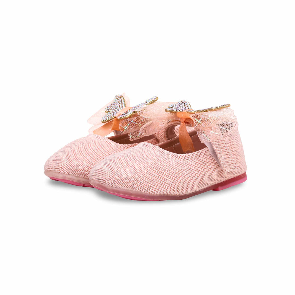 Girls Pink Fancy Pumps KD0895