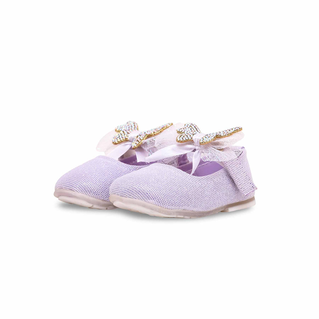 Girls Purple Fancy Pumps KD0895