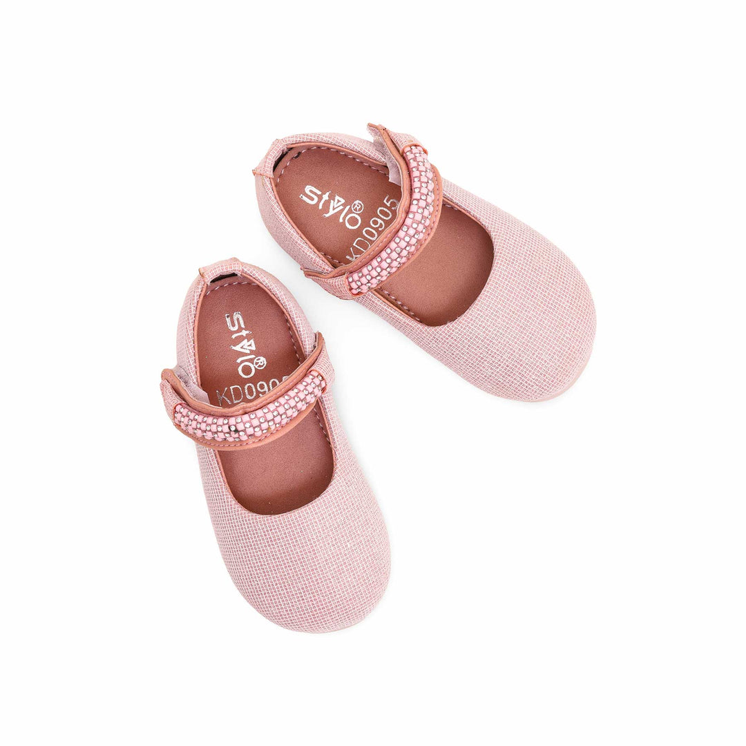 Girls Pink Fancy Pumps KD0905