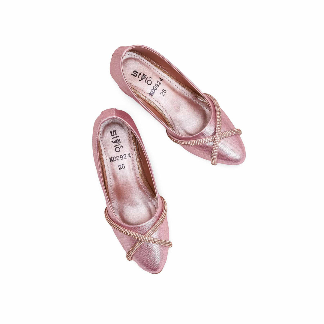 Girls Pink Fancy Pumps KD0924