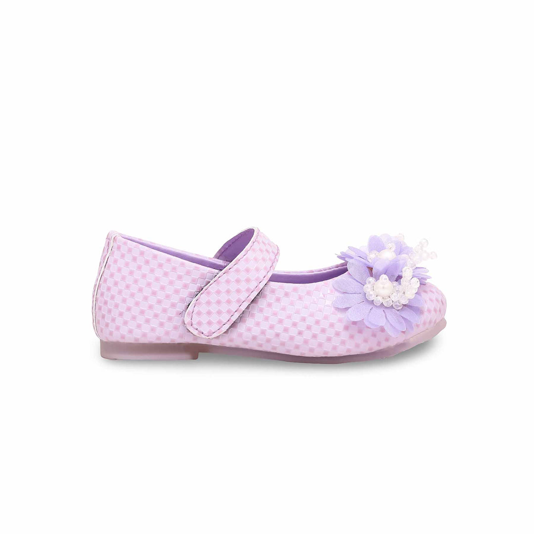 Girls Purple Formal Pumps KD0939