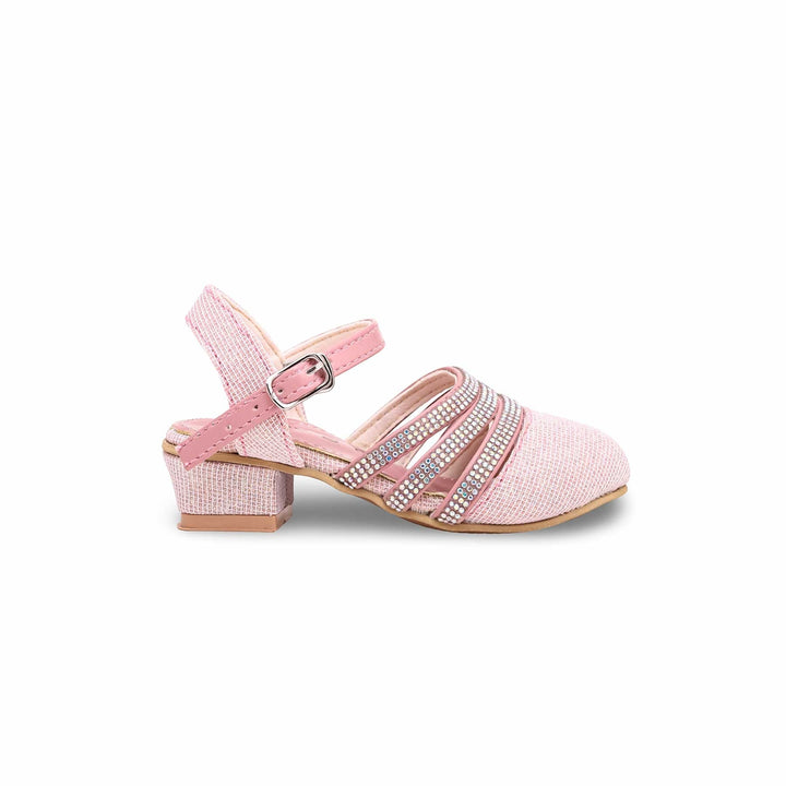 Girls Pink Fancy Pumps KD0950