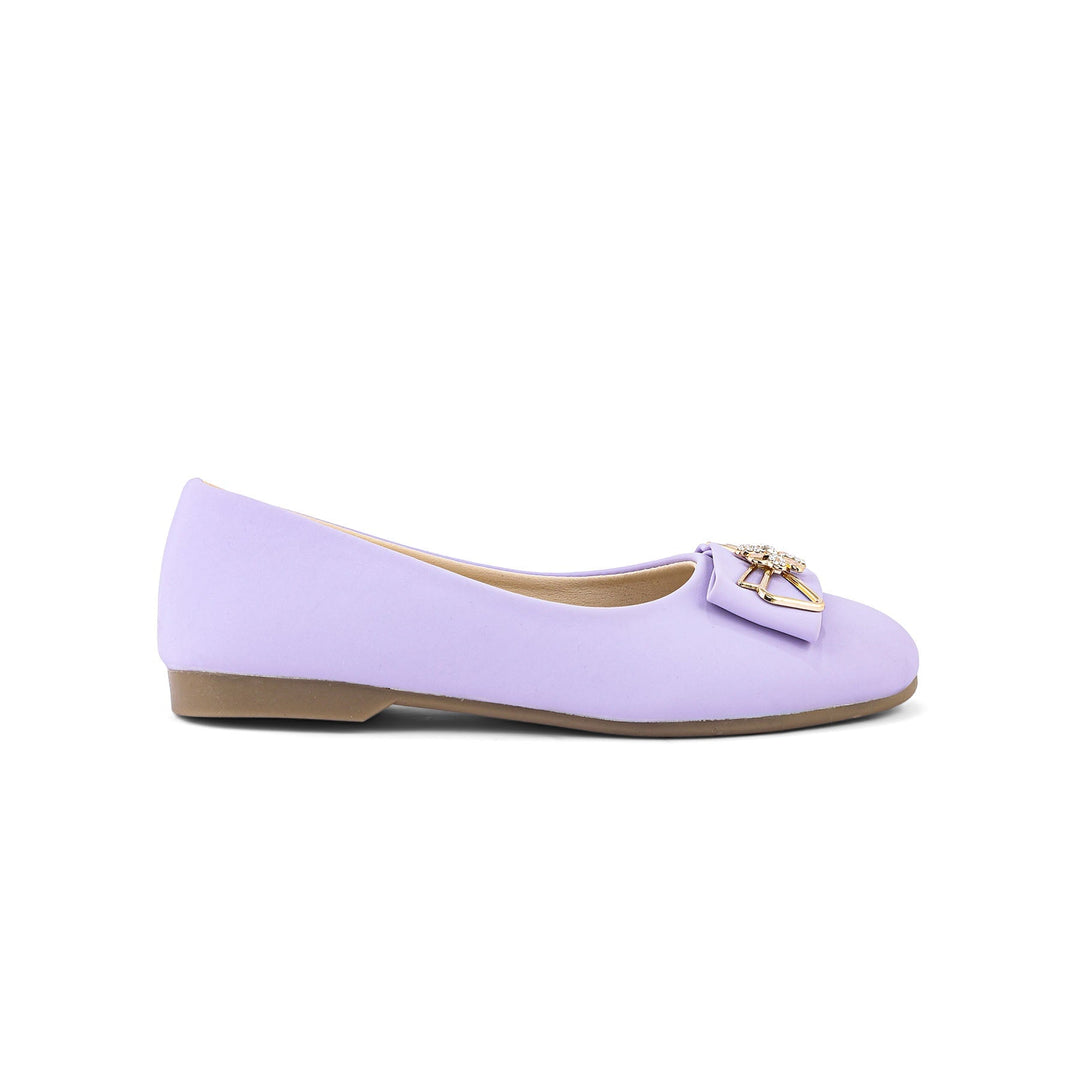 Girls Purple Formal Pumps KD0964