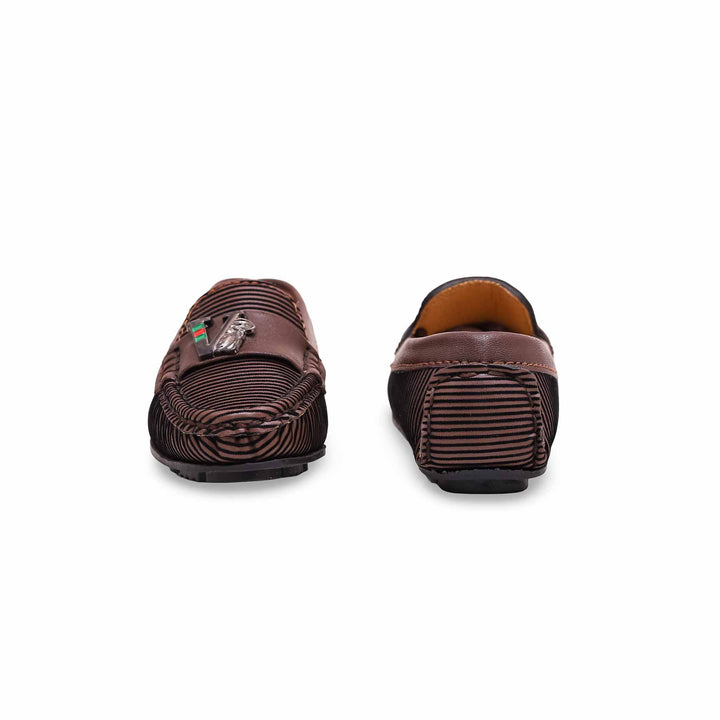 Boys Coffee Formal Moccasin KD0986