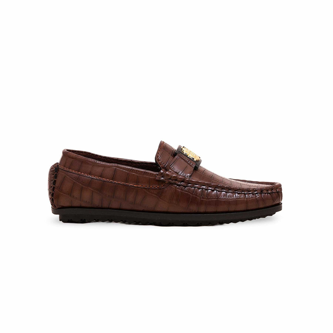 Boys Coffee Formal Moccasin KD0995