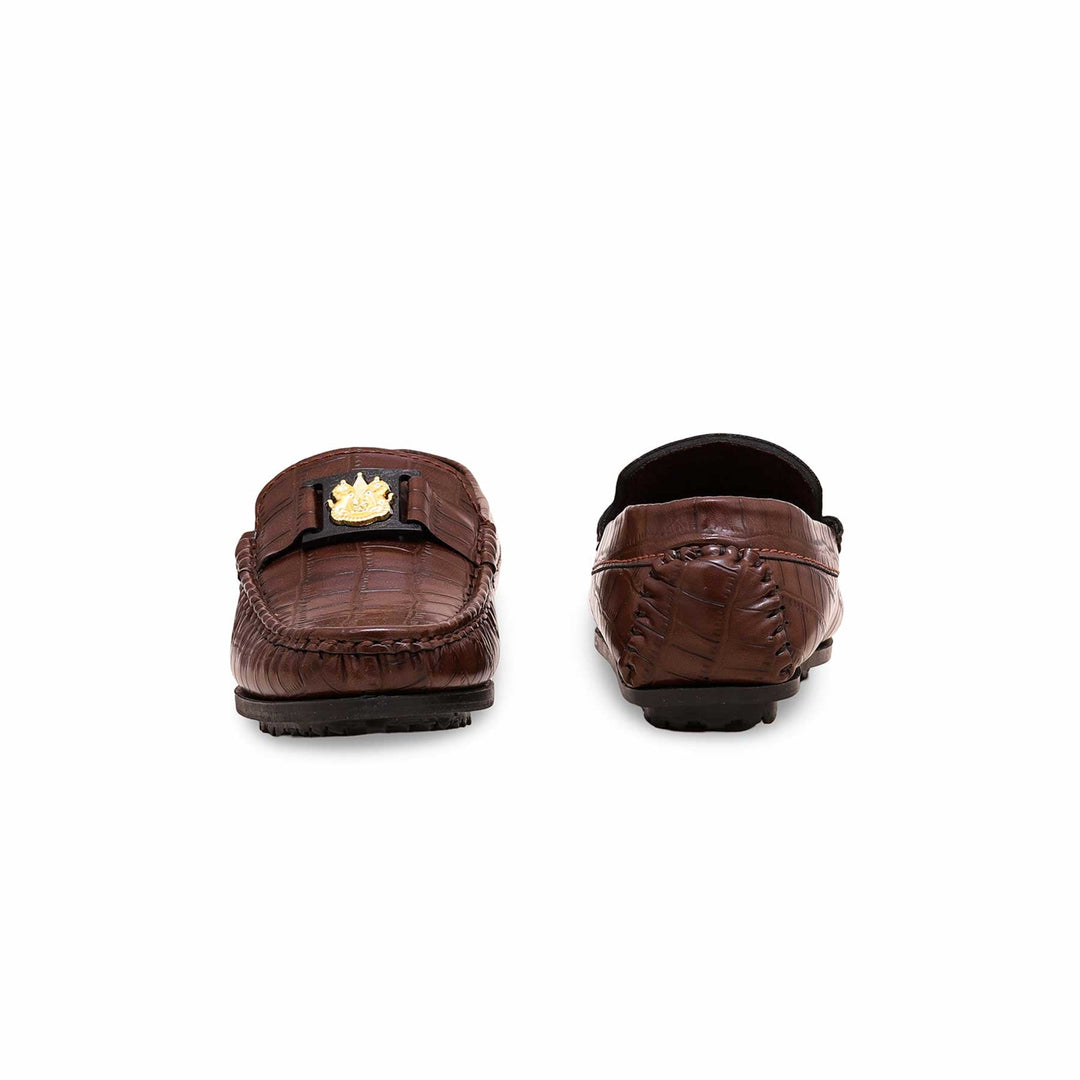 Boys Coffee Formal Moccasin KD0995