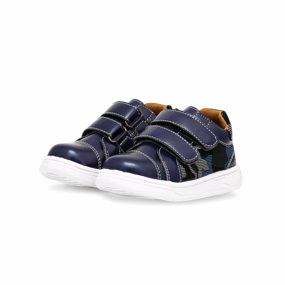 Boys Navy Casual Moccasin KD1690