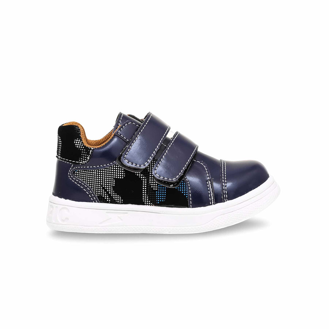 Boys Navy Casual Moccasin KD1690