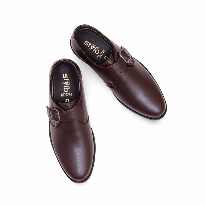 Boys Coffee Formal Shoes KD2214