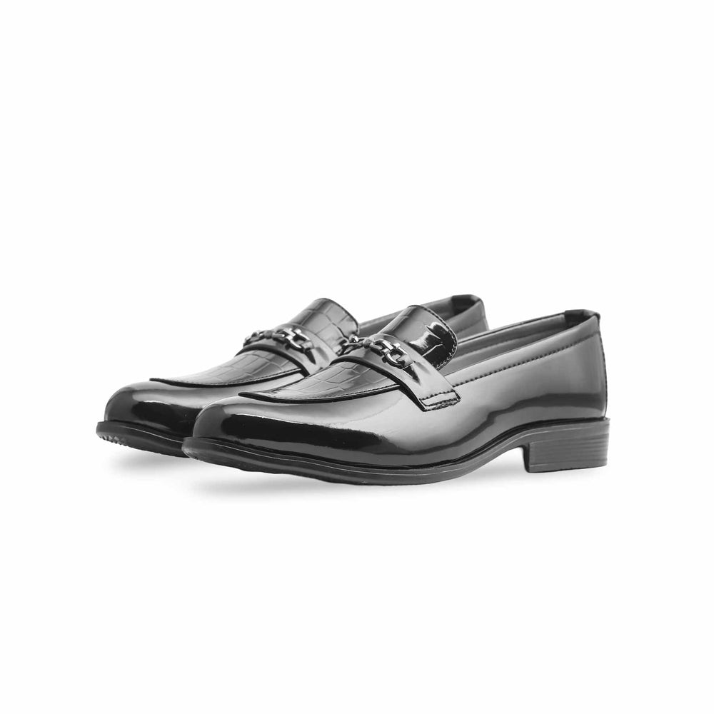 Boys Black Formal Shoes KD2217