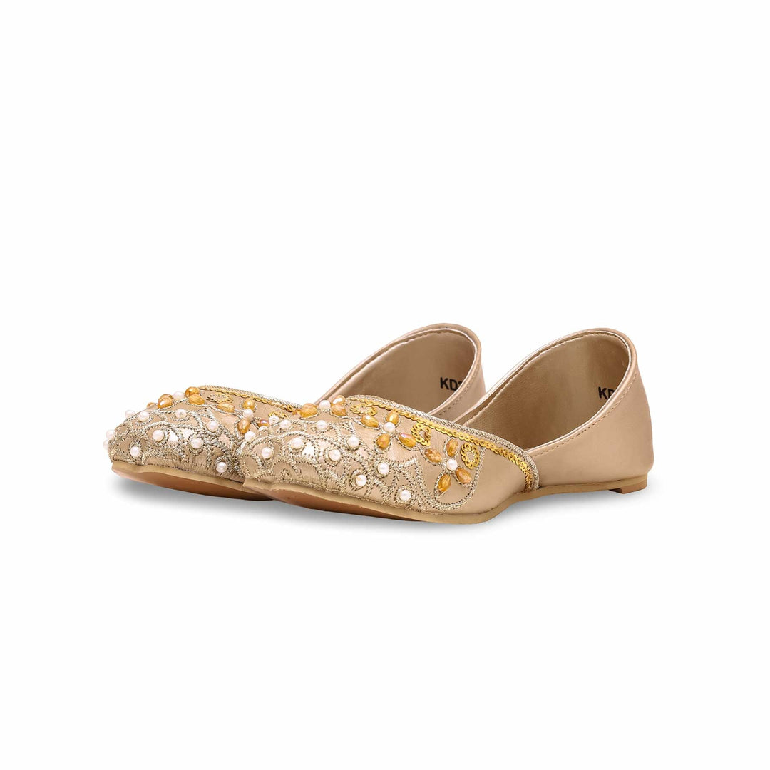 Girls Golden Fancy Khusa KD2254