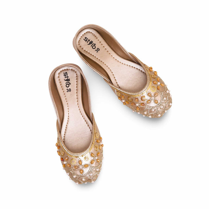 Girls Golden Fancy Khusa KD2254