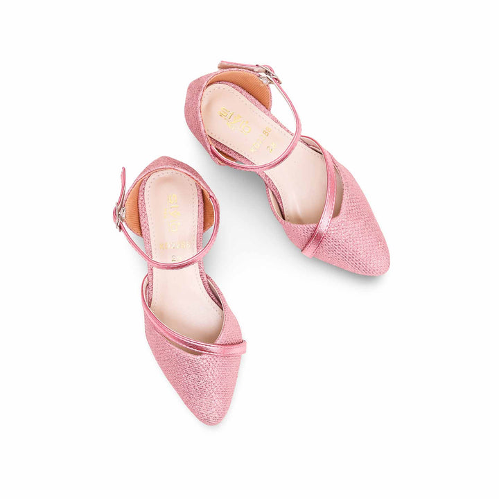 Girls Pink Fancy Pumps KD2288