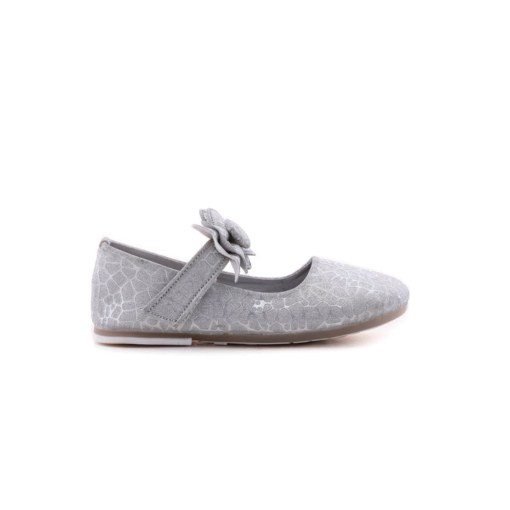 Girls Silver Fancy Pumps KD3838