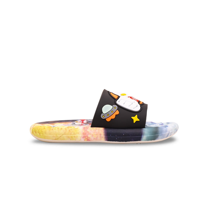 Boys Black Casual Flip Flop KD4699