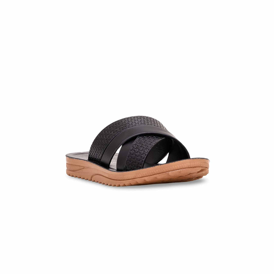 Boys Black Formal Slipper KD4701