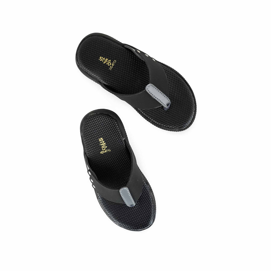 Boys Grey Casual Slipper KD4713