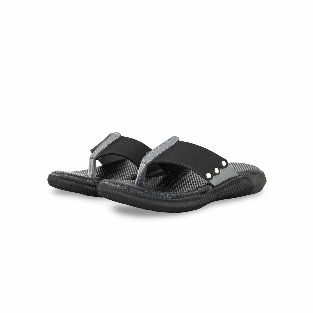 Boys Grey Casual Slipper KD4713
