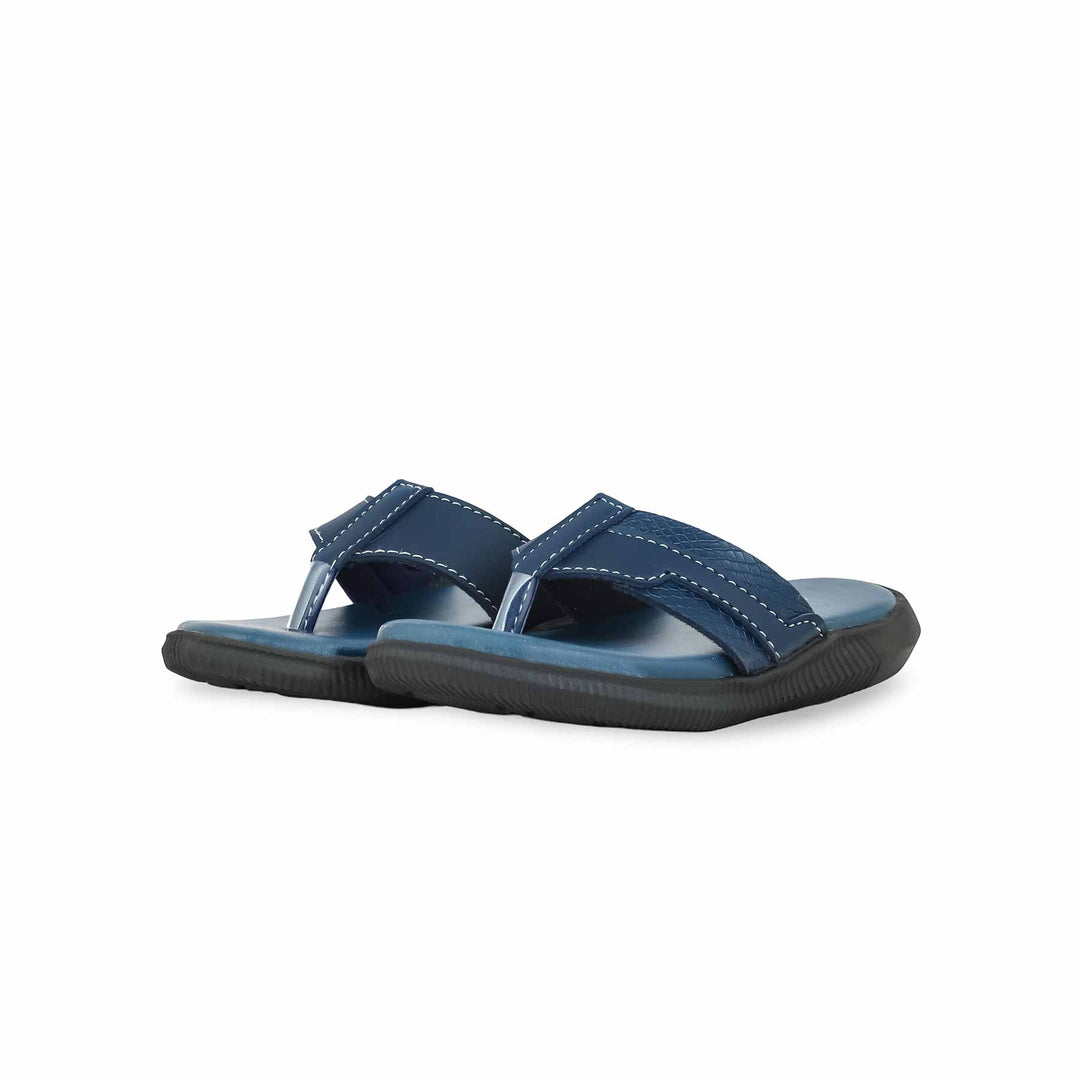 Boys Navy Casual Slipper KD4714