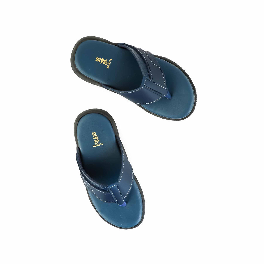 Boys Navy Casual Slipper KD4714