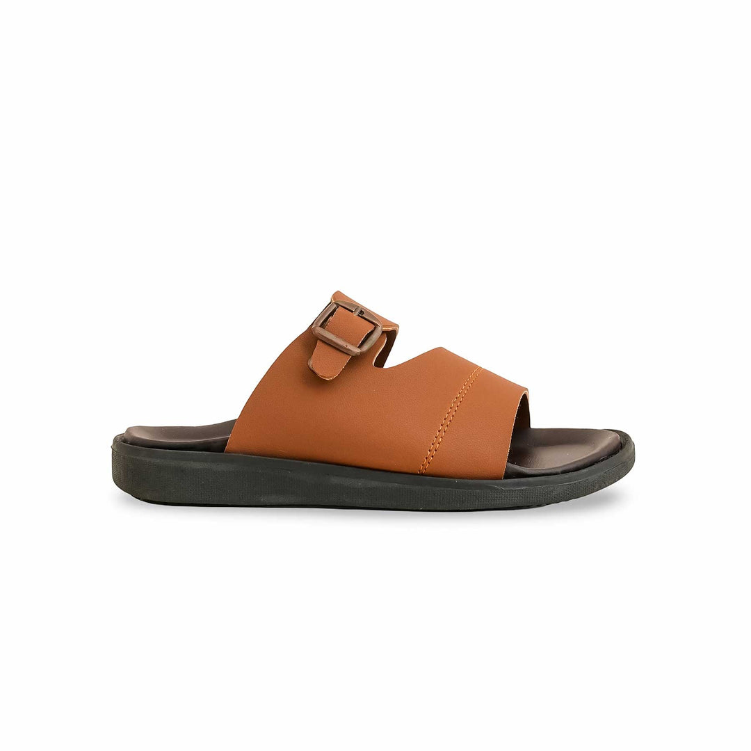 Boys Brown Formal Slipper KD4716