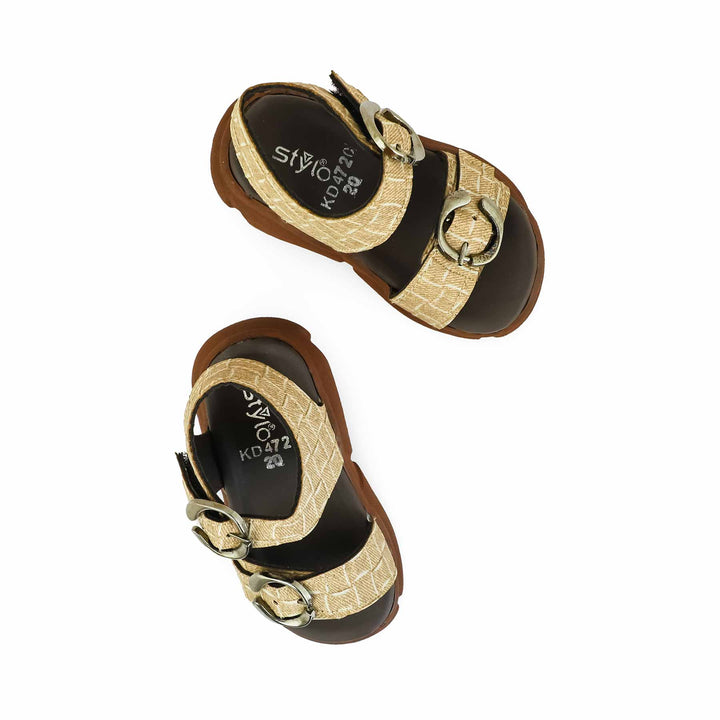 Boys Tan Formal Sandal KD4720