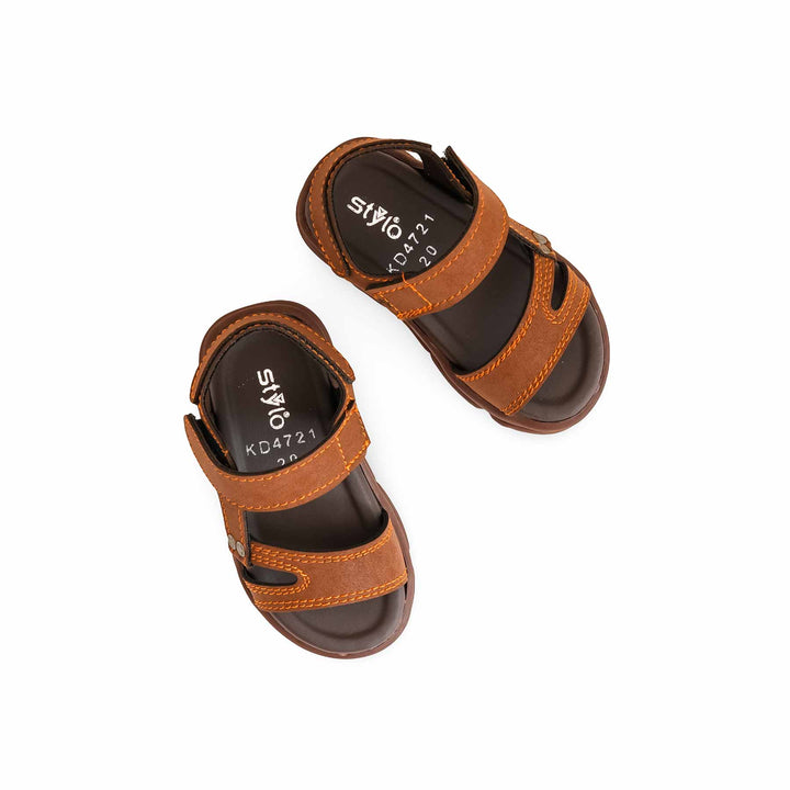 Boys Brown Casual Sandal KD4721