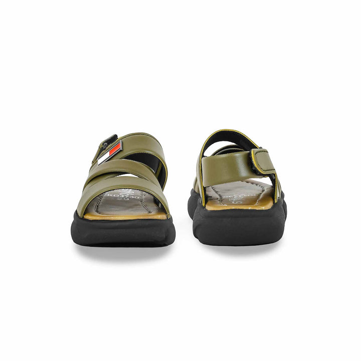 Boys Olive Formal Sandal KD4730