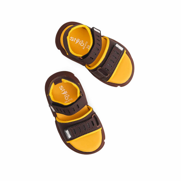 Boys Brown Casual Sandal KD4732