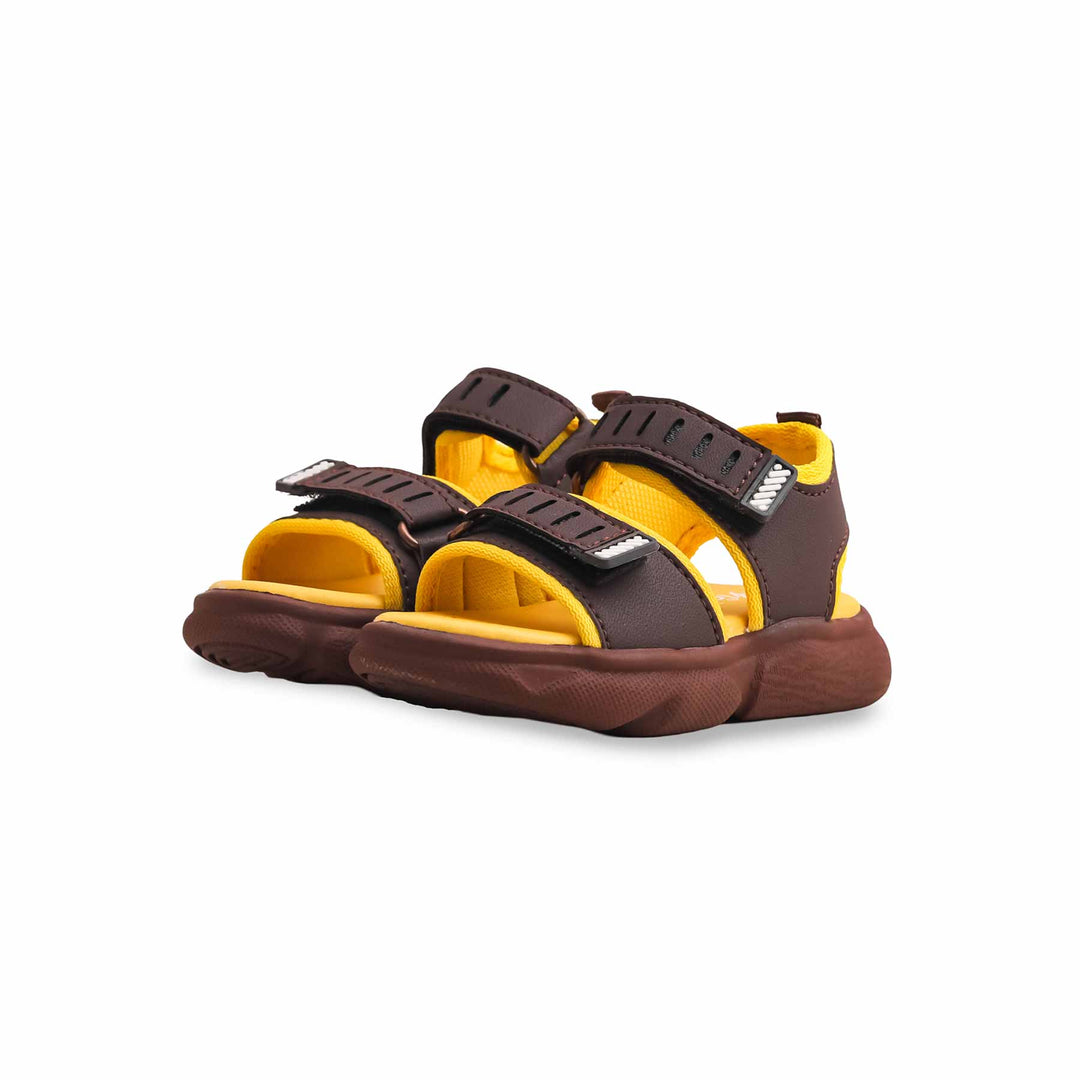Boys Brown Casual Sandal KD4732