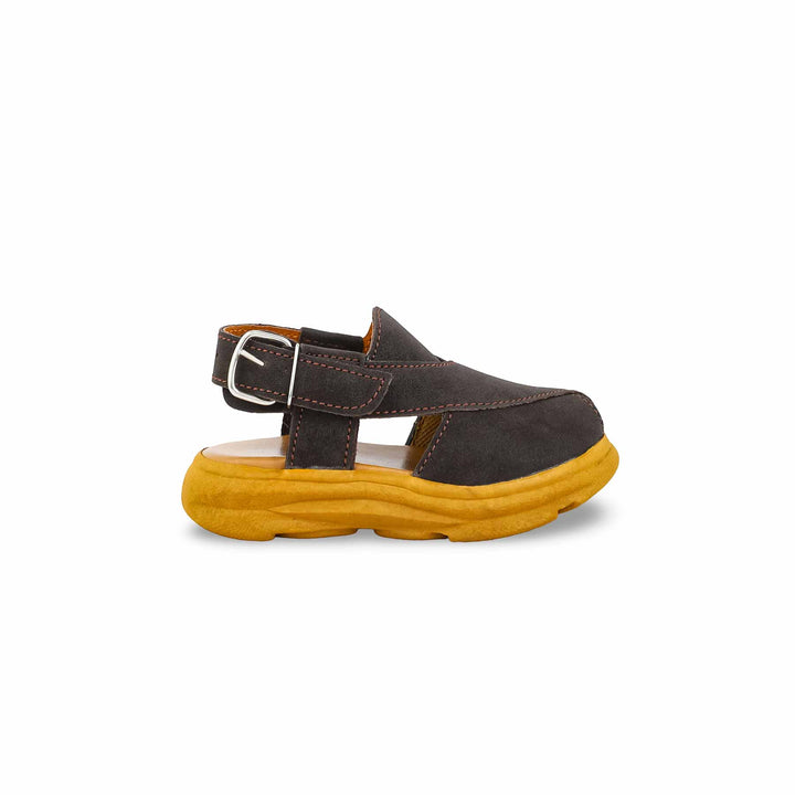 Boys Brown Peshawari Chappal KD4737