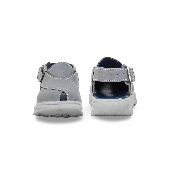 Boys Grey Peshawari Chappal KD4737
