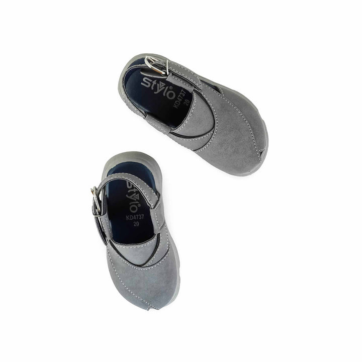 Boys Grey Peshawari Chappal KD4737