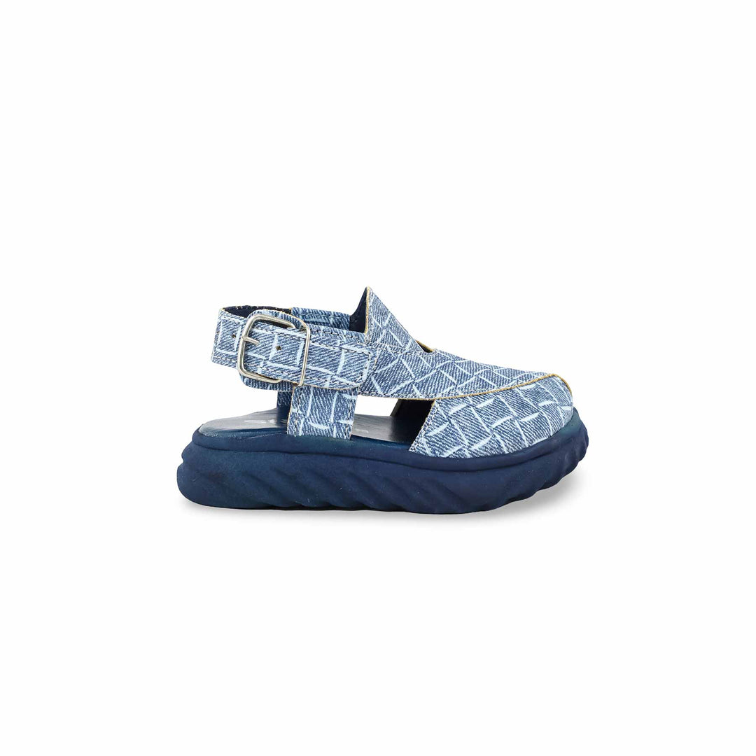 Boys Denim Peshawari Chappal KD4740