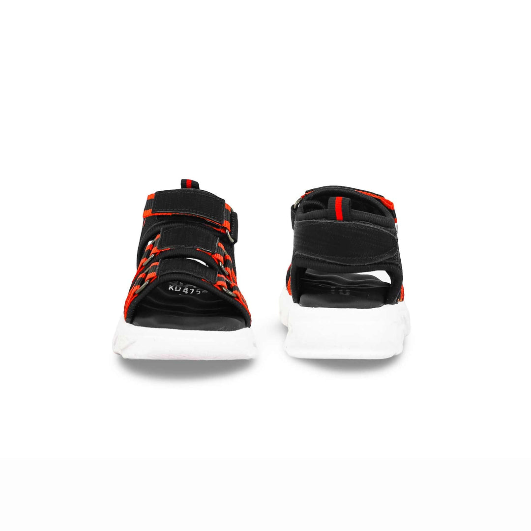 Boys Black Casual Sandal KD4754