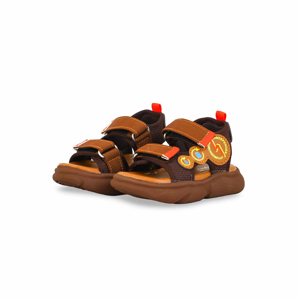 Boys Brown Casual Sandal KD4770