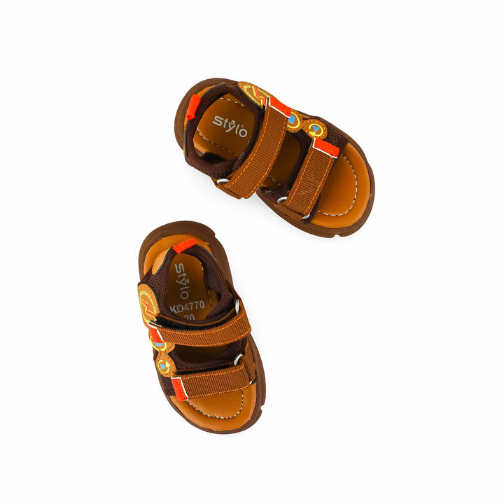 Boys Brown Casual Sandal KD4770